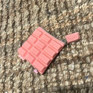 Decca C Cocoa Chocolate Pink Smells Like Chocolate! Coin Purse Pouch Bag